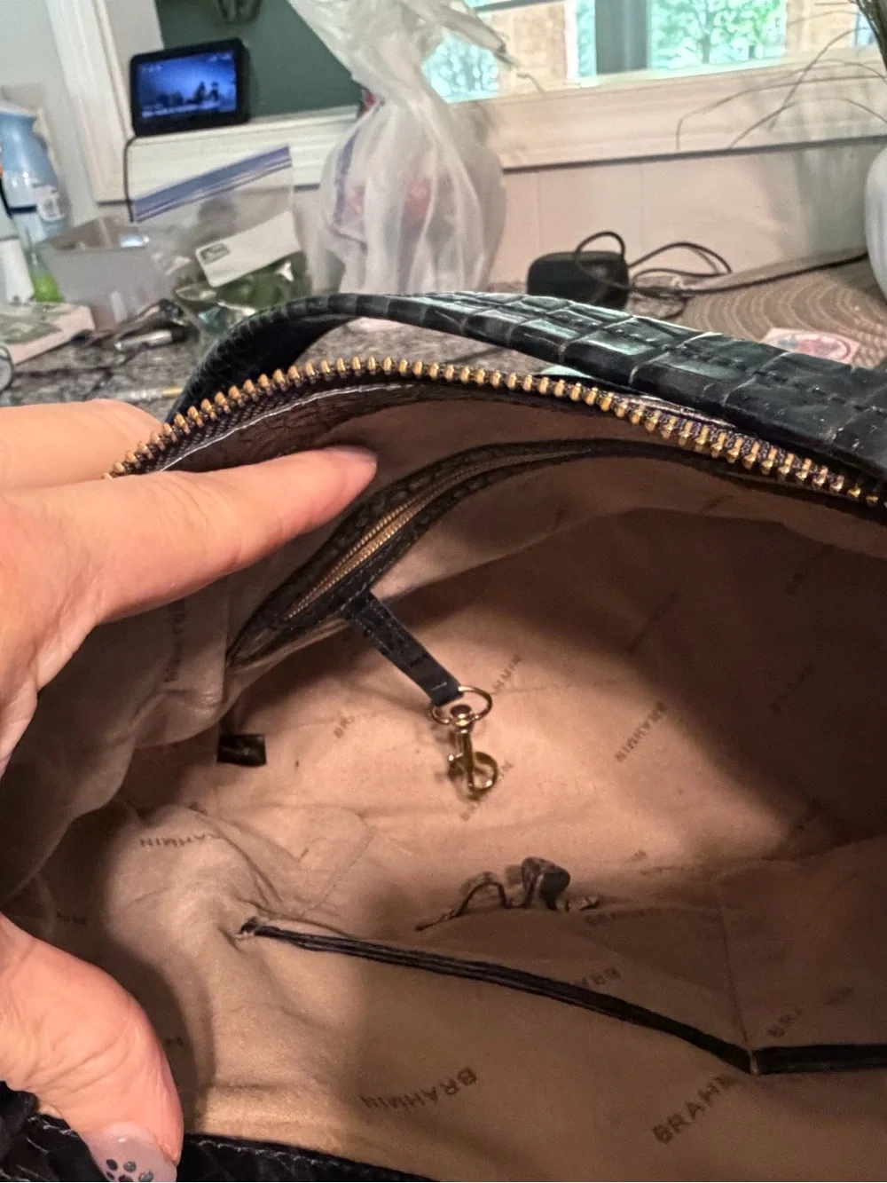 Brahmin Bag. Excellent condition. Dark Charcoal